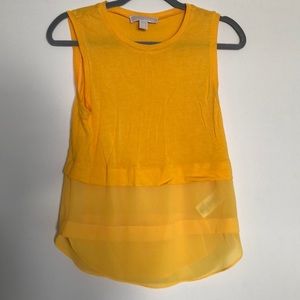 Micheal Khors Yellow Tank Top